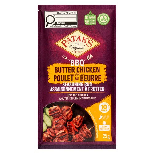 Patak's Seasoning Rub BBQ Butter Chicken Style 25 g