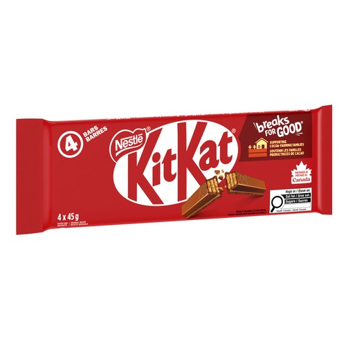 Kit Kat Wafer Bars Milk Chocolate 4 x 45 g