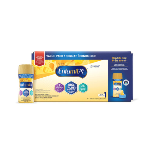 Enfamil A+ Ready to Feed Infant Formula 18 x 237 ml