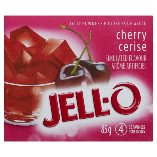 Jell-O Jelly Powder Gelatin Mix Cherry 85 g