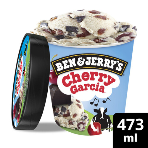 Ben & Jerry's Ice Cream Cherry Garcia With Fairtrade Ingredients 473 ml