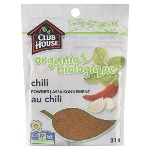 Club House Organic Chili Powder Bag 31 g