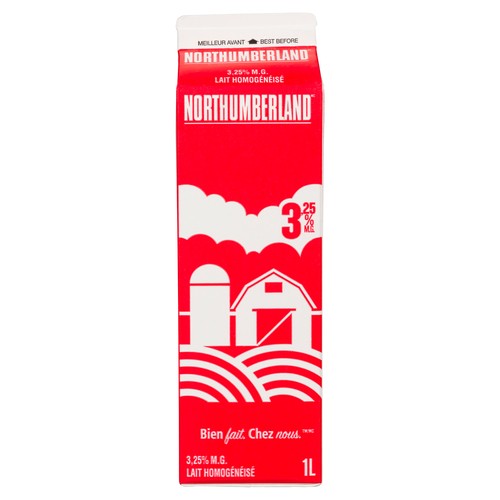Northumberland  3.25% Milk Homogenized 1 L
