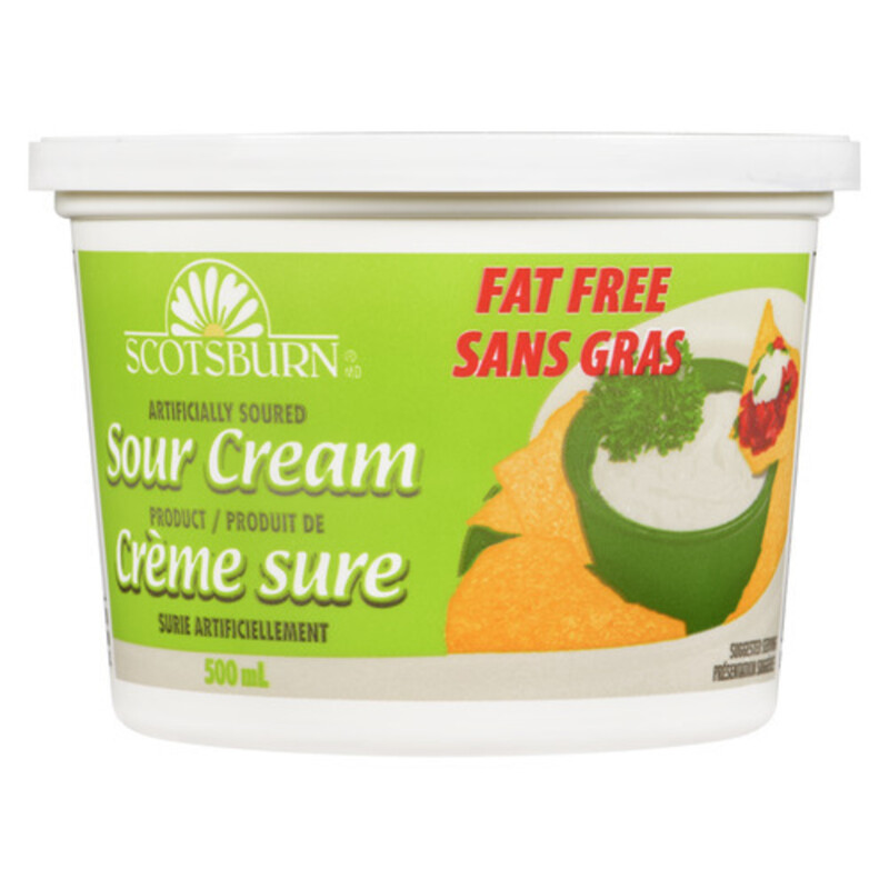 Scotsburn FatFree Sour Cream 500 ml Voilà Online Groceries & Offers