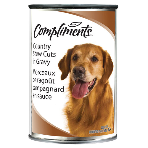 Compliments Wet Dog Food Stew Cuts & Gravy 624 g