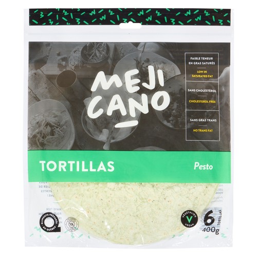 Mejicano Tortillas Pesto 400 g