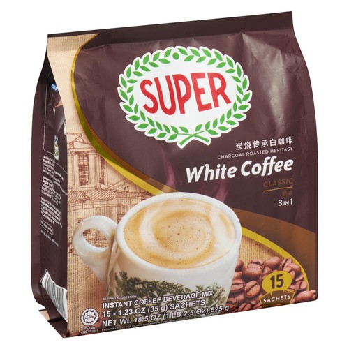 Super 3 In 1 Instant Coffee Mix White 15 x 35 g
