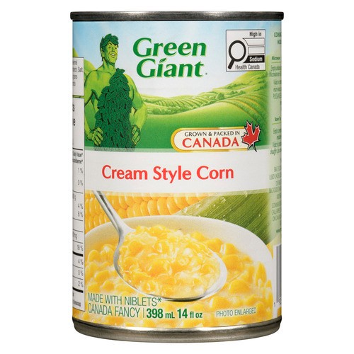 Green Giant Canned Corn Niblets Cream Style 398 ml