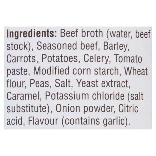 Campbell's Condensed Canned Soup Beef With Vegetable & Barley 284 ml