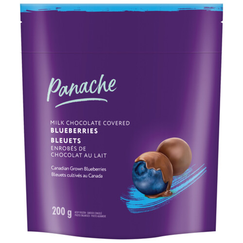 Panache Frozen Milk Chocolate Covered Blueberries 200 g