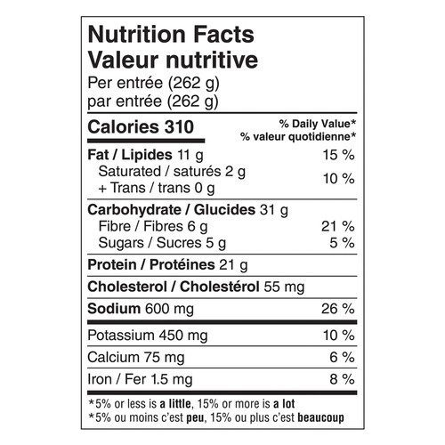 Healthy Choice Frozen Entrée Power Bowl Shiitake Chicken 262 g