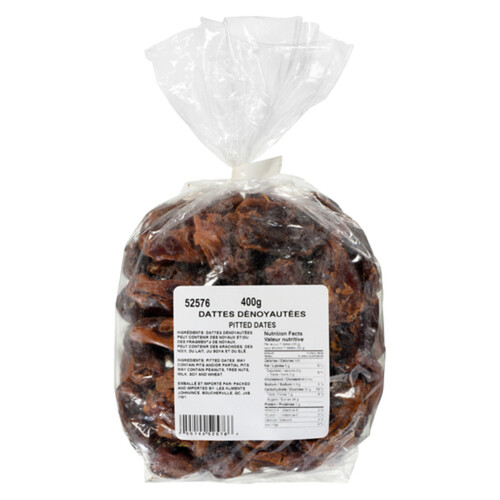 Les Aliments Johnvince Dates Pitted 400 g