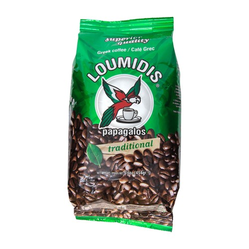 Loumidis Papagalos Ground Greek Coffee 454 g