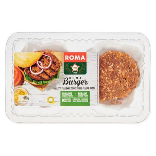 Roma Burger Patty Mild Italian 440 g