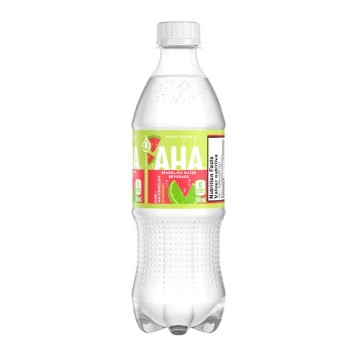 Aha Sparkling Water Lime Watermelon 500 ml (bottle)