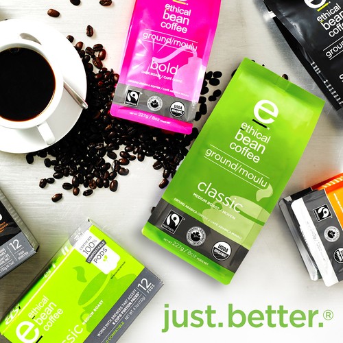 Ethical Bean Organic Ground Coffee Classic Medium Roast 227 g