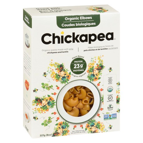 Chickapea Organic Pasta Elbows 227 g