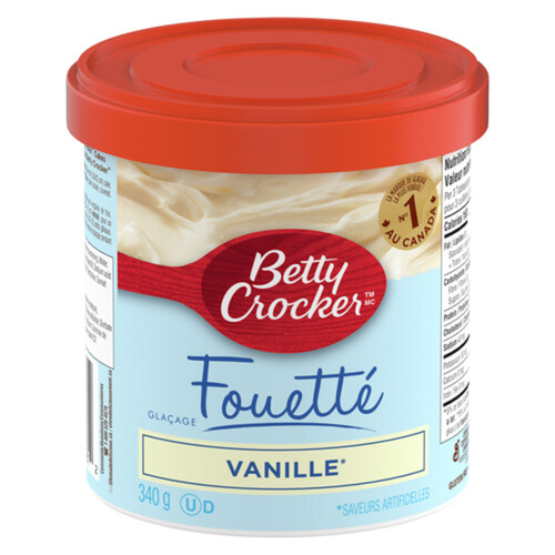 Betty Crocker Gluten Free Whipped Frosting Vanilla 340 g