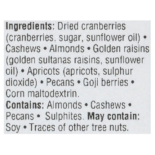 Royal Nuts Gluten-Free and Peanut Free Goji Berry Mixed 350 g