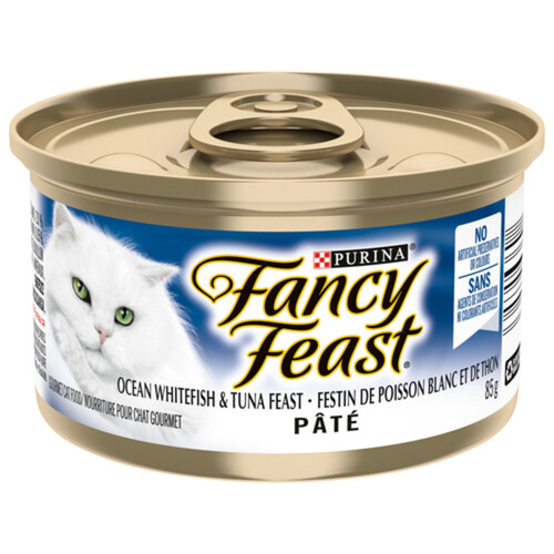 Fancy Feast Wet Cat Food Pate Ocean Whitefish & Tuna 85 g