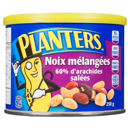 Planters 60% Peanuts Roasted & Salted Mixed Nuts 250 g