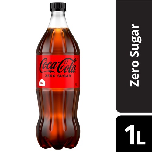 Coca-Cola Zero Sugar Soda 1 L (bottle)