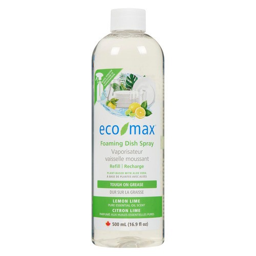 Eco-Max Foaming Dish Spray Refill Lemon Lime 500 ml