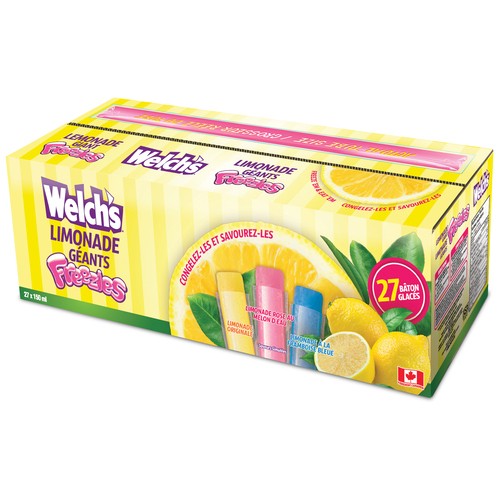 Welch's Freeze Pops Giant Lemonade 27 x 150 ml