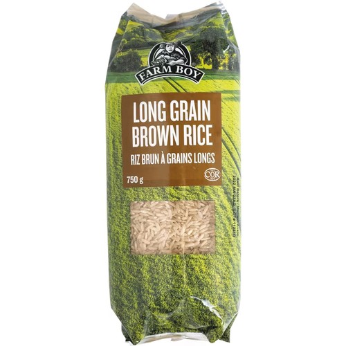Farm Boy Rice Long Grain Brown 750 g