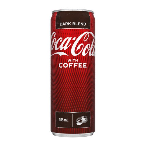 Coca-Cola Soft Drink Cola With Coffee Dark Blend 355 ml (can)