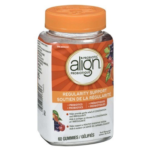 Align Probiotics Regularity Gummies Fruit Flavoured 60 Count