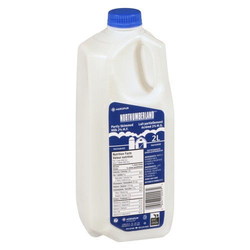 Northumberland 2% Milk Jug Partly Skimmed 2 L