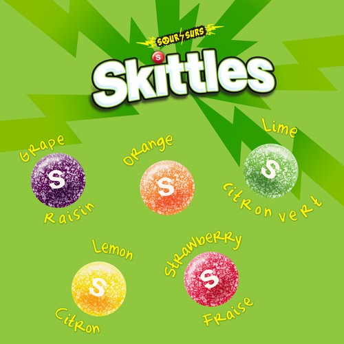 Skittles Candy Sour 140 g
