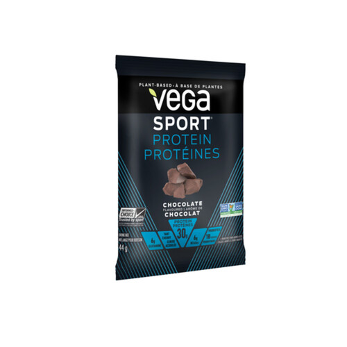 Vega Sport Gluten-Free Protein Powder Chocolate Single Pouch 44 g