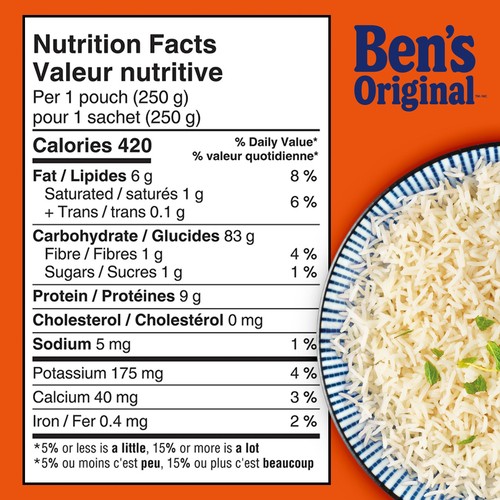 Ben's Original Bistro Express Basmati Rice Side Dish 250 g