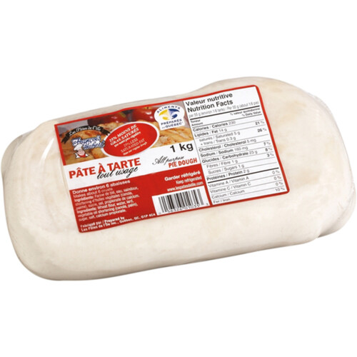 Francois Hubert Pie Dough 25% Less Saturated Fat 1 kg