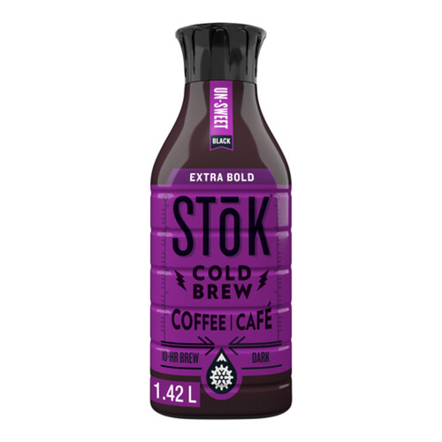 Stok Cold Brew Coffee Extra Bold Black Unsweetened 1.42 L