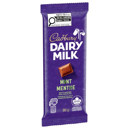 Cadbury Dairy Milk Mint Chocolate Bar 90 g