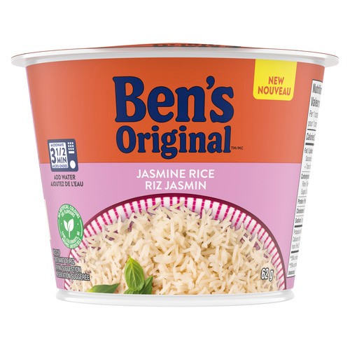 Ben's Original Single Serve Rice Cup Jasmine Rice 62 g