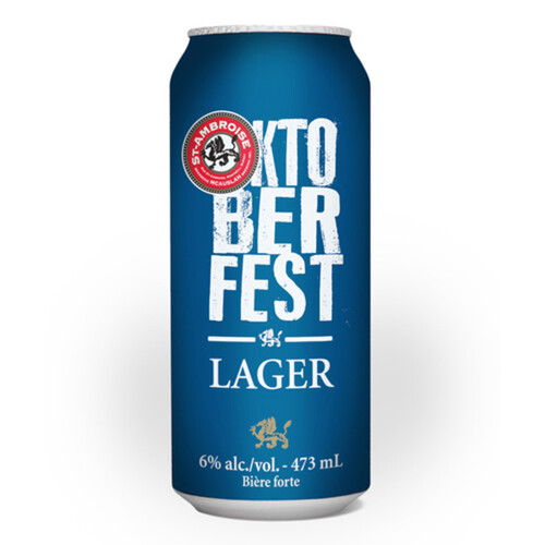 St Ambroise Beer Oktoberfest Lager 6% Can 473 ml