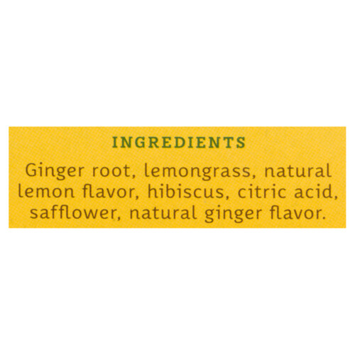 Stash Caffeine-Free Herbal Tea Lemon Ginger 20 Tea Bags