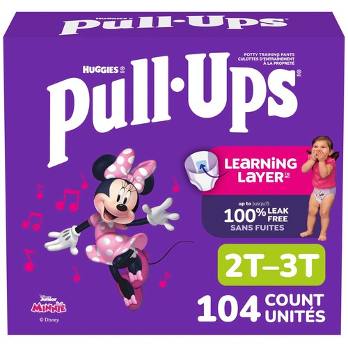 Huggies Pull-Ups Girl's Potty Training Pants 2T-3T 104 Count