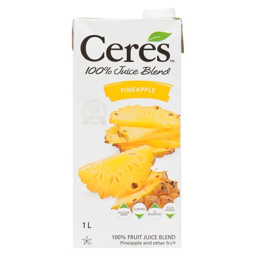 Ceres Gluten-Free Fruit Juice Pineapple 1 L