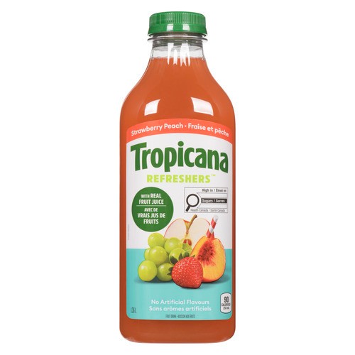 Tropicana Refreshers Strawberry Peach 1.36 L