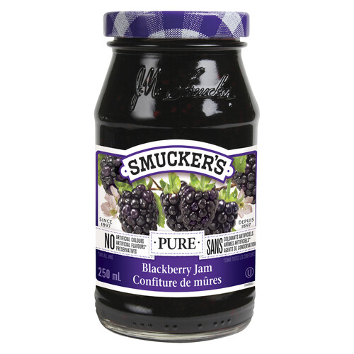 Smucker's Jam Pure Blackberry 250 ml