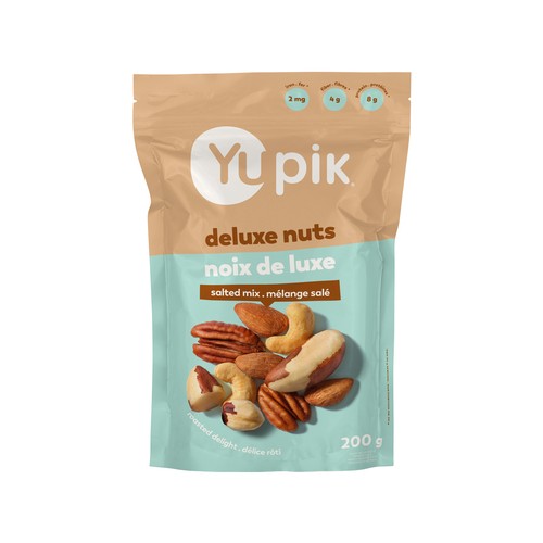 Yupik Snack Deluxe Nuts Roasted Salted Mixed 200 g