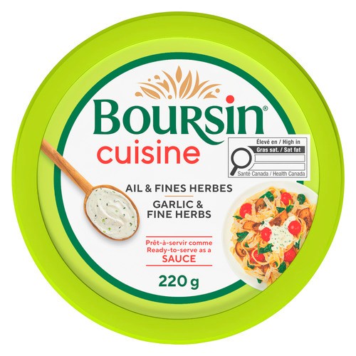 Boursin Cuisine Cheese Garlic & Fine Herb 220 g