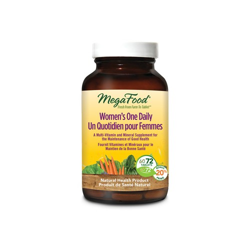 MegaFood Gluten-Free Multivitamin Women's One Daily Tablets 72 Count