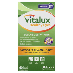Vitalux Healthy Eyes Multi Vitamins 60 EA