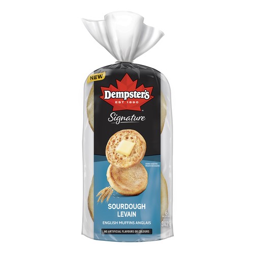 Dempster's Signature English Muffins Sourdough 6 x 57 g